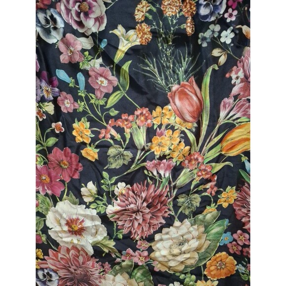 MODA SETA Italy Silk Blend Floral Dress Size M - Picture 4 of 10